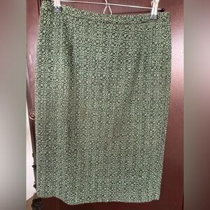 Stunning Ann Taylor Loft Wool-Blend Pencil Skirt-Green,Turquoise,Black&Ivory  2